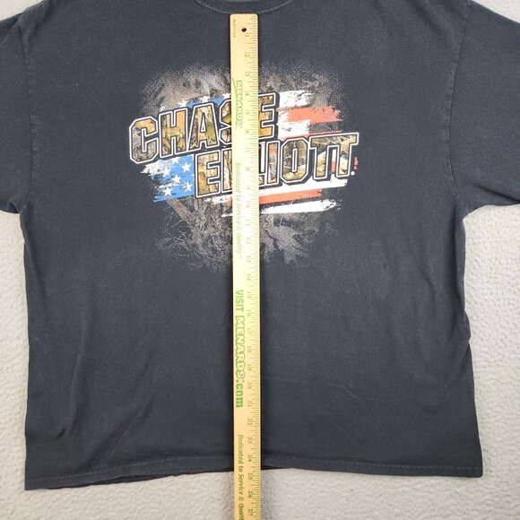 Chase Elliott #9 NASCAR Camo Graphic Shirt Hendrick Motorsports Black Men's 2XL - Picture 5 of 11